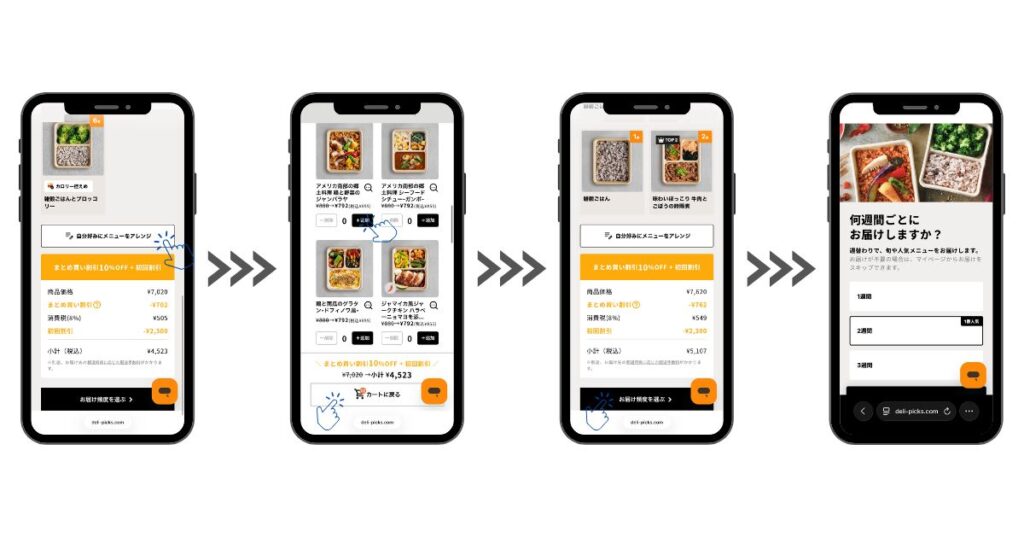 DELIPICKS申し込みステップ3
