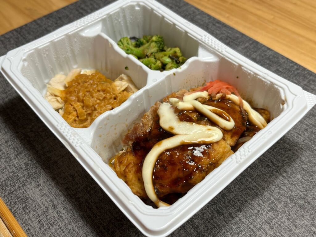 マッスルデリ【お好み焼き】盛り付け例